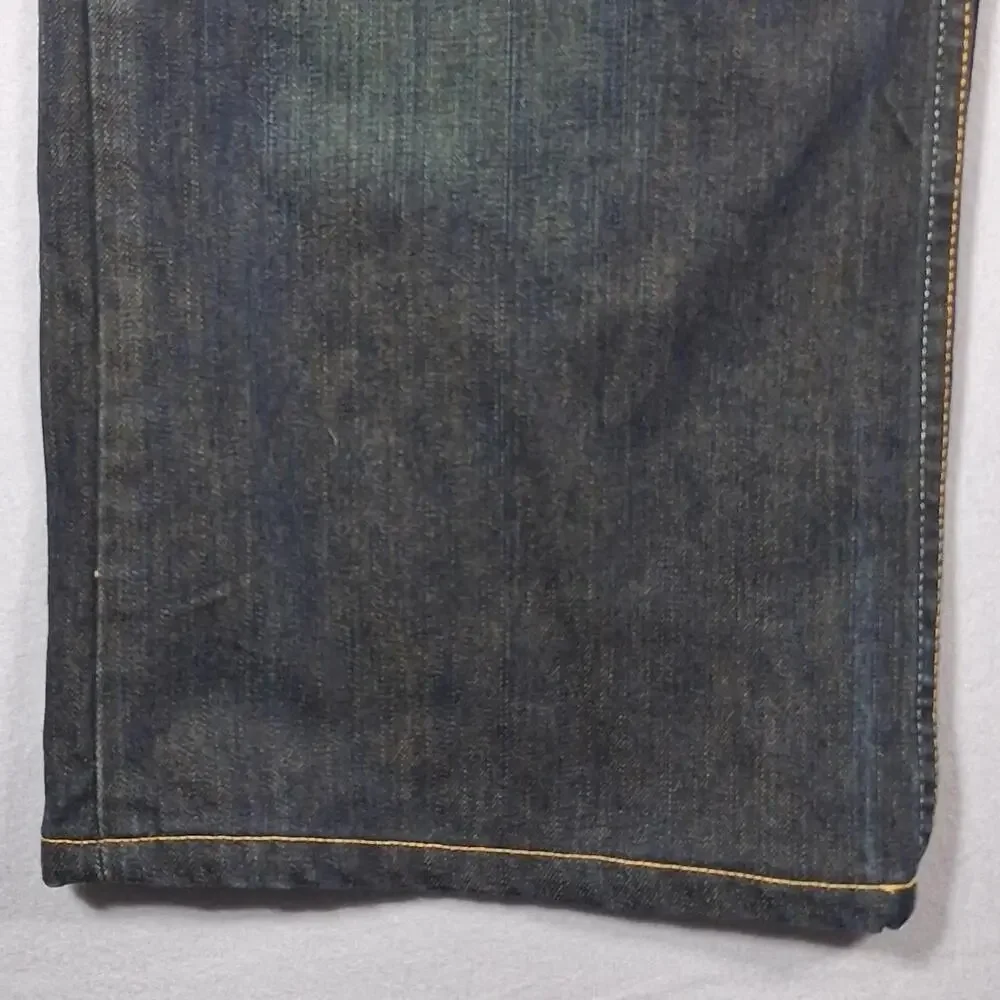 Banana Republic Relaxed Fit Jeans Mens 38x30 Blue Denim Straight Leg Dark Wash